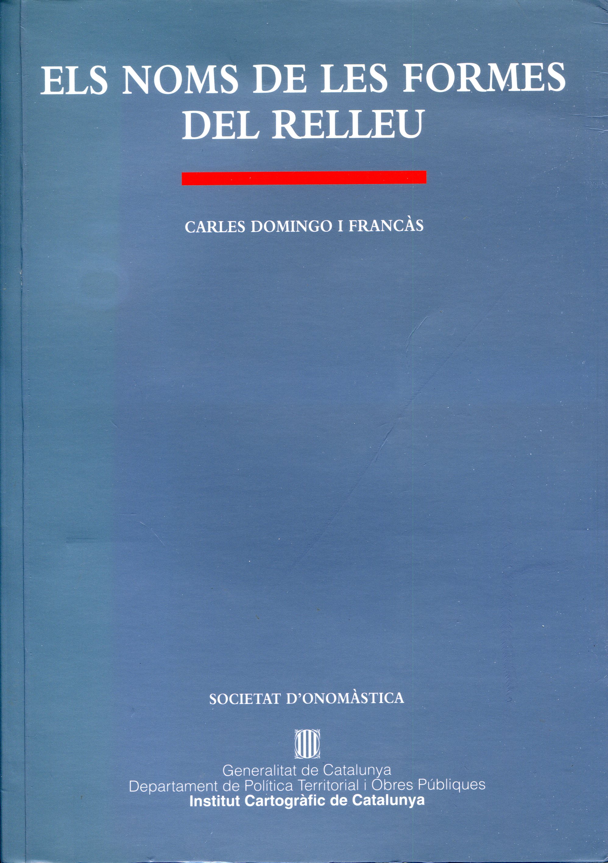 noms de les formes de relleu, Els - Portada